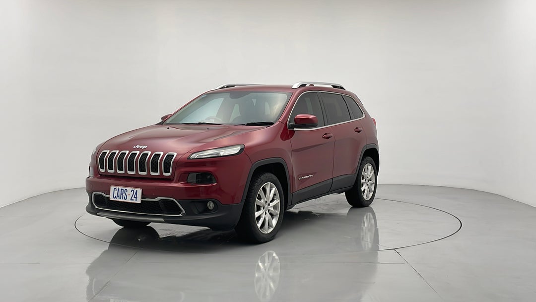 2014 Jeep Cherokee Limited (4x4), Automatic, 83896 km, Left Front Diagonal (45- Degree) View