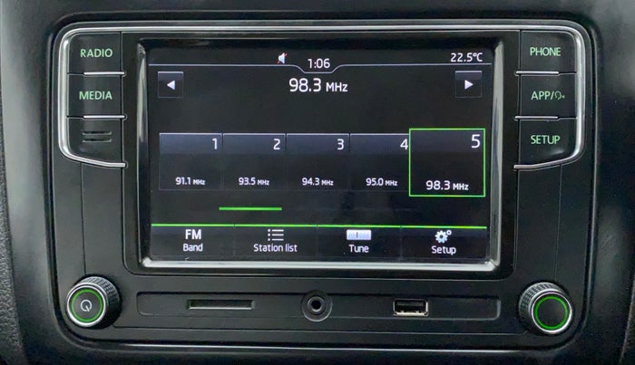 2021 Skoda Rapid AMBITION AT TSI, Petrol, Automatic, 55,436 km, Infotainment System