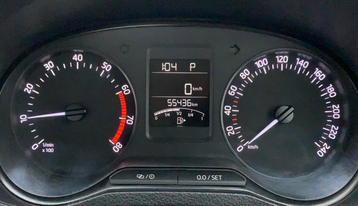 2021 Skoda Rapid AMBITION AT TSI, Petrol, Automatic, 55,436 km, Odometer Image
