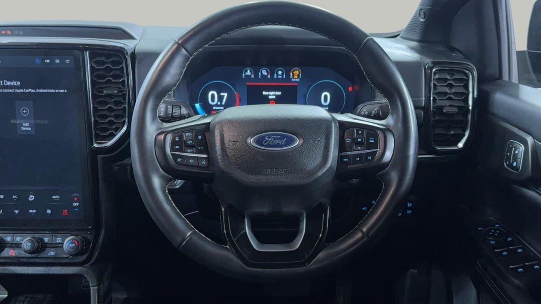 2024 Ford Everest Platinum (4WD), Automatic, 47732 km, Steering Wheel Close-up