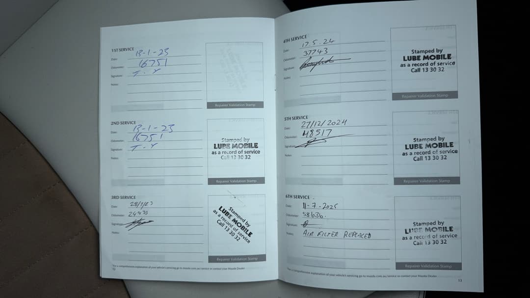Service History