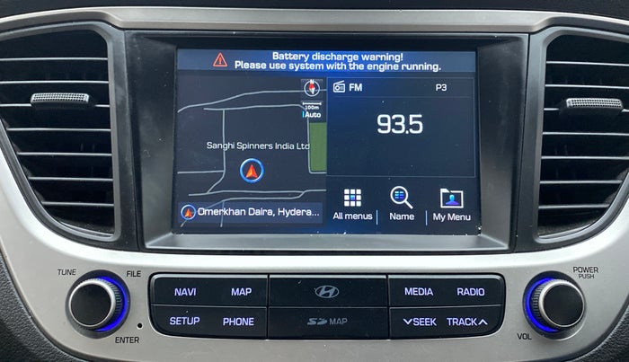 2018 Hyundai Verna 1.6 CRDI SX + AT, Diesel, Automatic, 69,410 km, Infotainment System