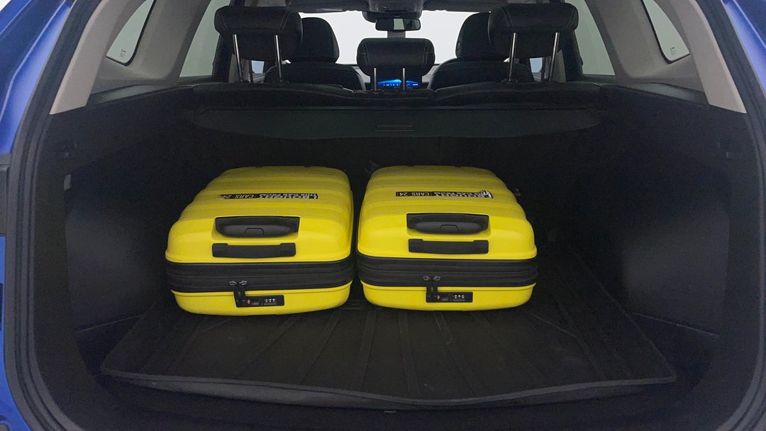 Boot Inside View with Luggage