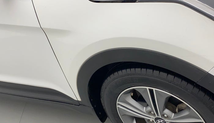 2017 Hyundai Creta SX PLUS AT 1.6 DIESEL, Diesel, Automatic, 88,545 km, Right fender - Paint has minor damage