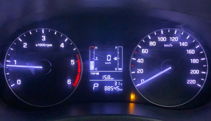 2017 Hyundai Creta SX PLUS AT 1.6 DIESEL, Diesel, Automatic, 88,545 km, Odometer Image