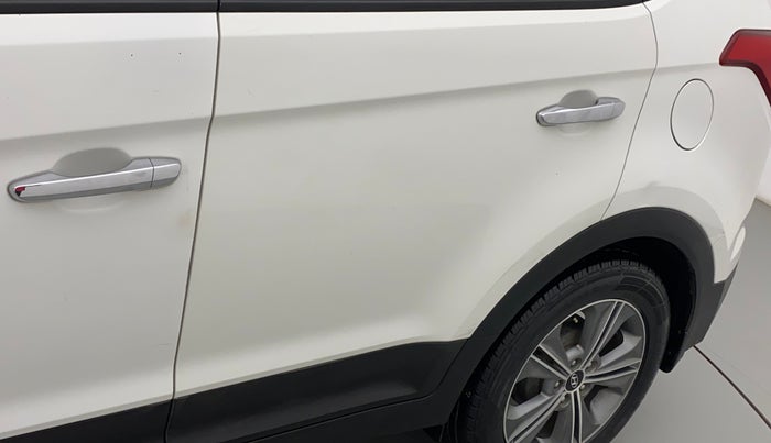 2017 Hyundai Creta SX PLUS AT 1.6 DIESEL, Diesel, Automatic, 88,545 km, Rear left door - Slight discoloration