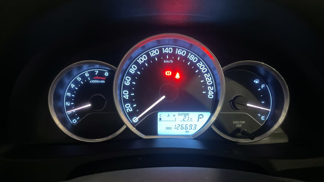 2016 Toyota Corolla Ascent Sport, Automatic, 126693 km, Odometer View