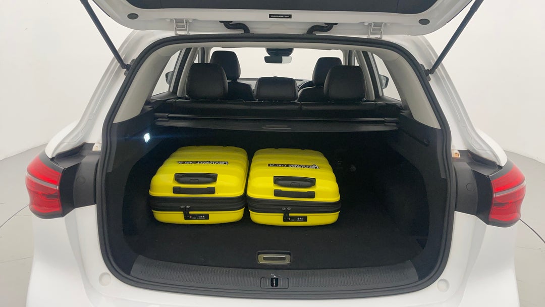 Boot Inside View with Luggage