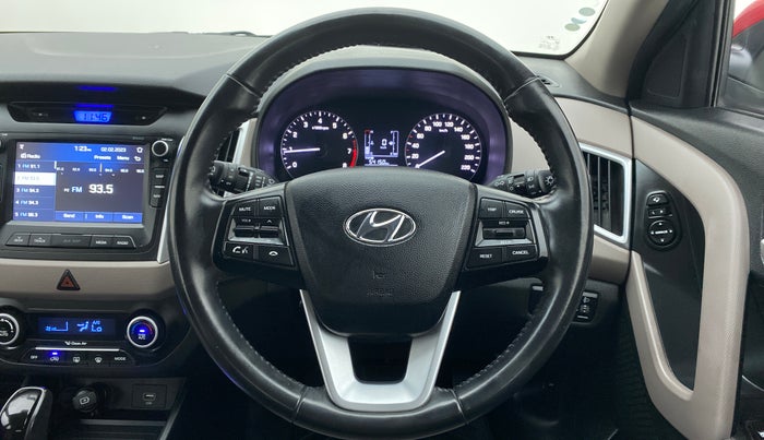 2018 Hyundai Creta SX AT 1.6 PETROL, Petrol, Automatic, 47,670 km, Steering Wheel Close Up
