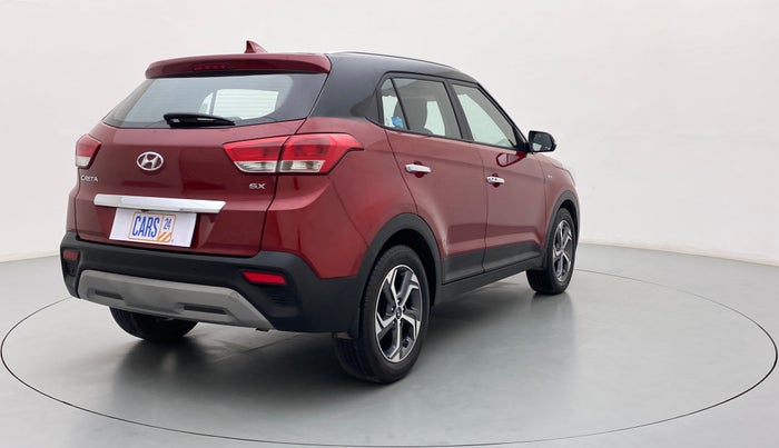 2018 Hyundai Creta SX AT 1.6 PETROL, Petrol, Automatic, 47,670 km, Right Back Diagonal