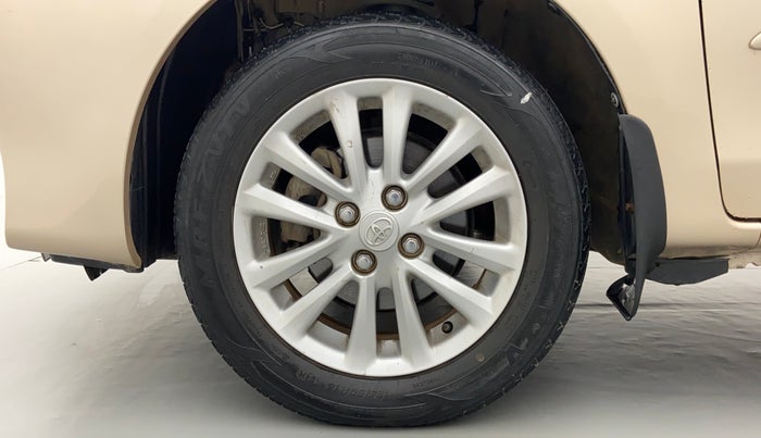 2012 Toyota Etios V, Petrol, Manual, 89,724 km, Left Front Wheel