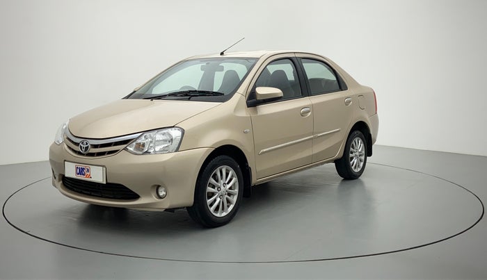 2012 Toyota Etios V, Petrol, Manual, 89,724 km, Left Front Diagonal