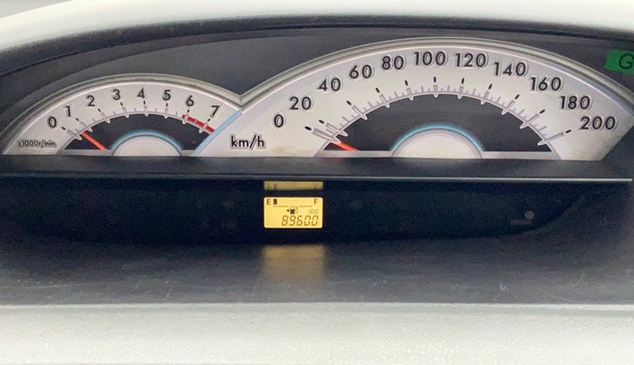 2012 Toyota Etios V, Petrol, Manual, 89,724 km, Odometer Image