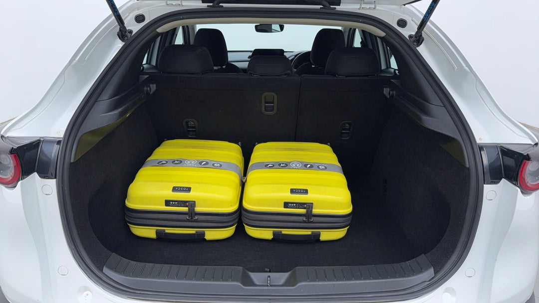 Boot Inside View with Luggage