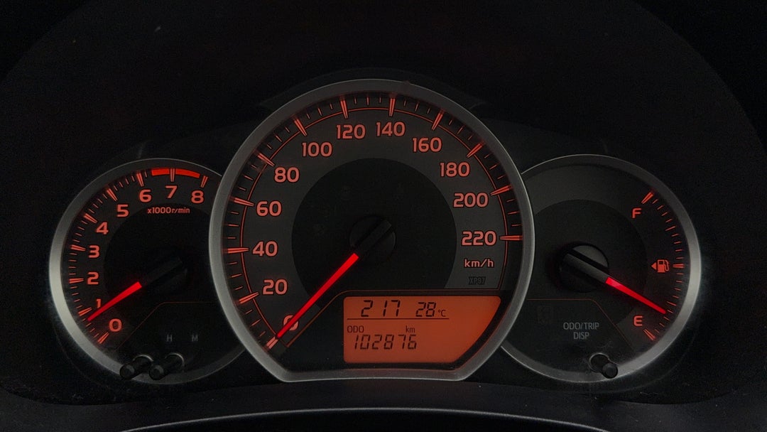 2015 Toyota Yaris Ascent, Manual, 102876 km, Odometer View