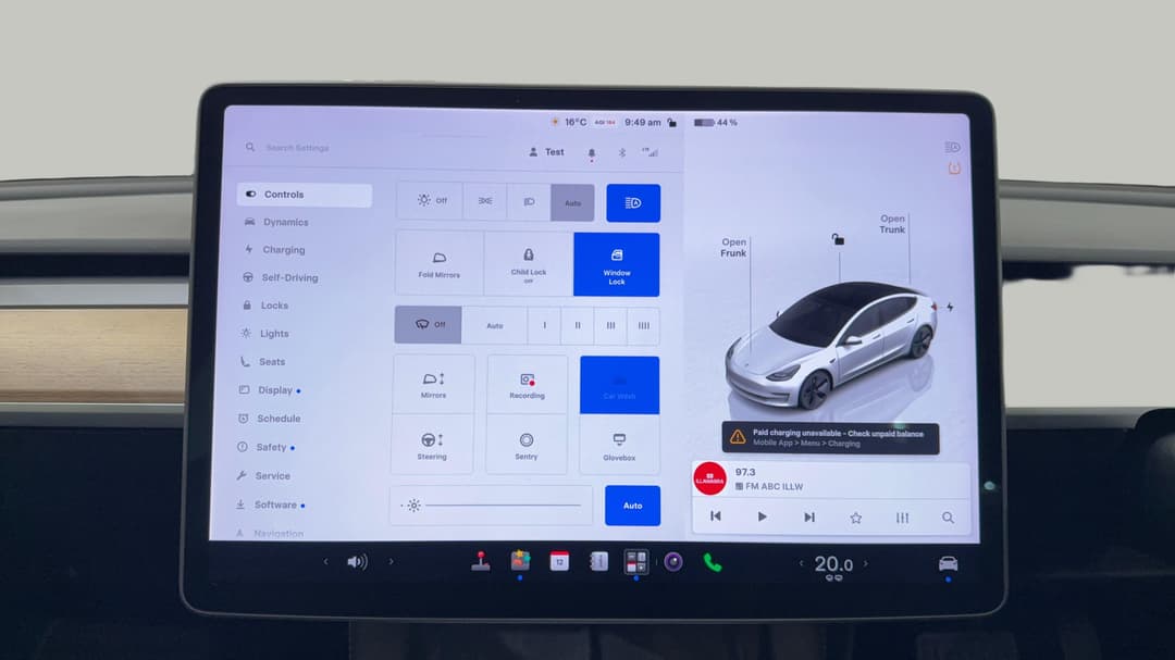 2023 Tesla Model 3 Rear-wheel Drive, Automatic, 40663 km, Infotainment System