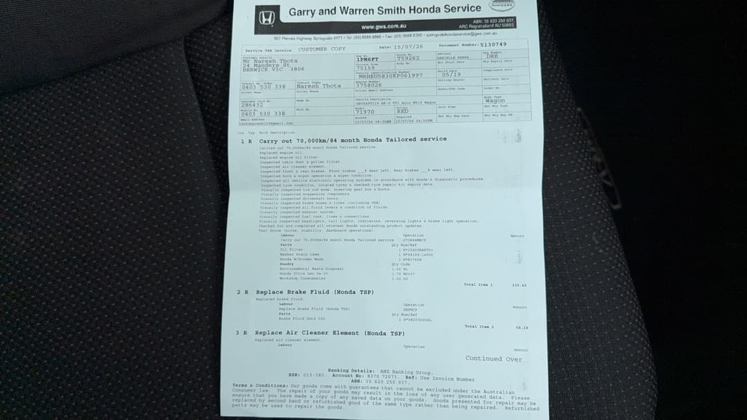 2019 Honda HR-V Vti, Automatic, 75621 km, Service History