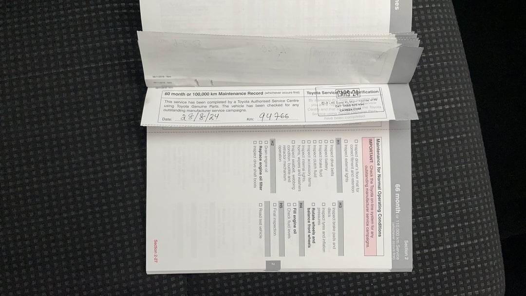 2017 Toyota Yaris Ascent, Automatic, 94768 km, Service History