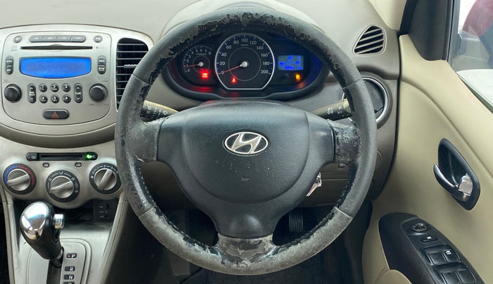 2012 Hyundai i10 SPORTZ 1.2 AT, Petrol, Automatic, 71,602 km, Steering Wheel Close Up