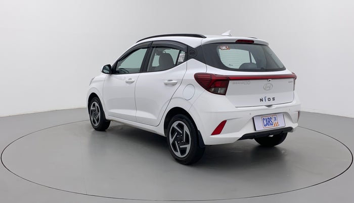 2023 Hyundai GRAND I10 NIOS SPORTZ AMT 1.2 KAPPA VTVT, Petrol, Automatic, 4,453 km, Left Back Diagonal