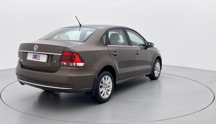 2015 Volkswagen Vento HIGHLINE PETROL, Petrol, Manual, 70,950 km, Right Back Diagonal