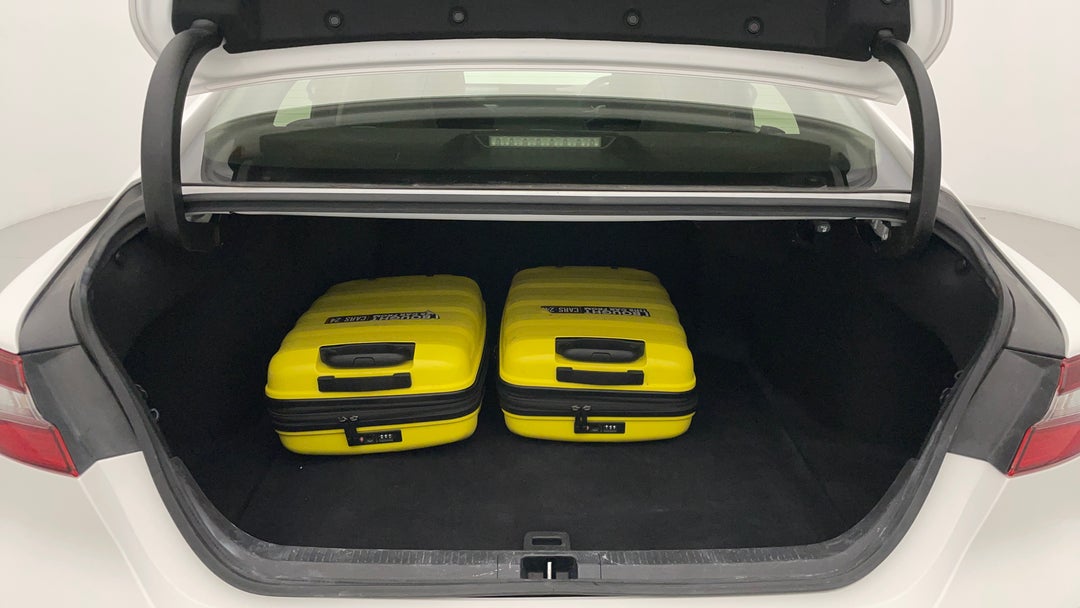 Boot Inside View with Luggage