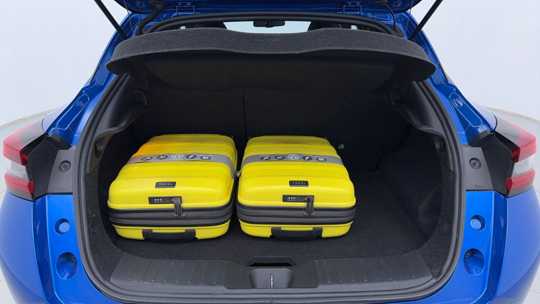 Boot Inside View with Luggage