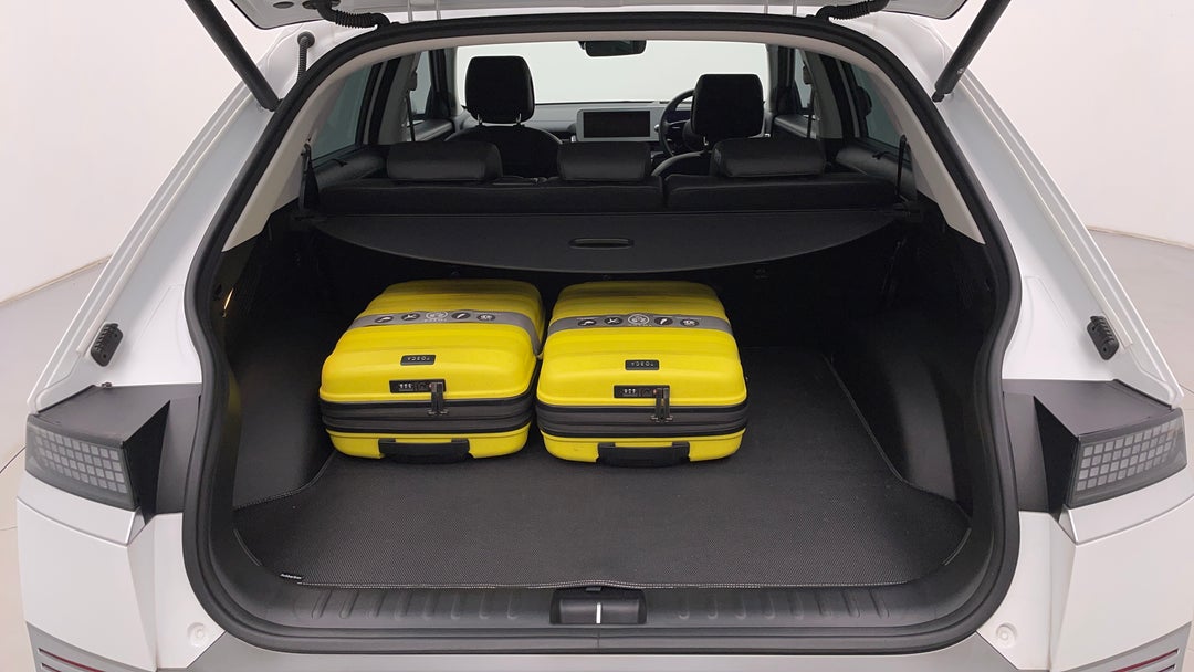 Boot Inside View with Luggage