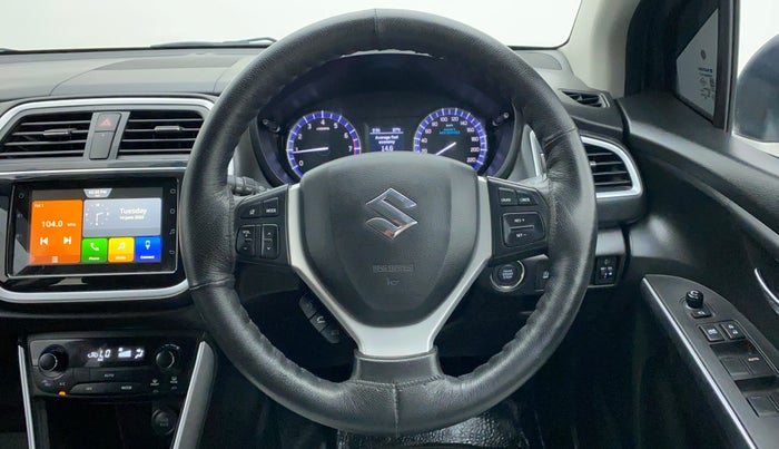 2021 Maruti S Cross ZETA SHVS PETROL, Petrol, Manual, 10,241 km, Steering Wheel Close Up