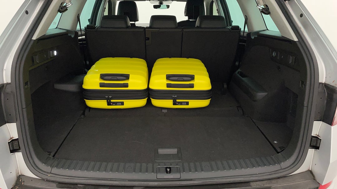 Boot Inside View with Luggage