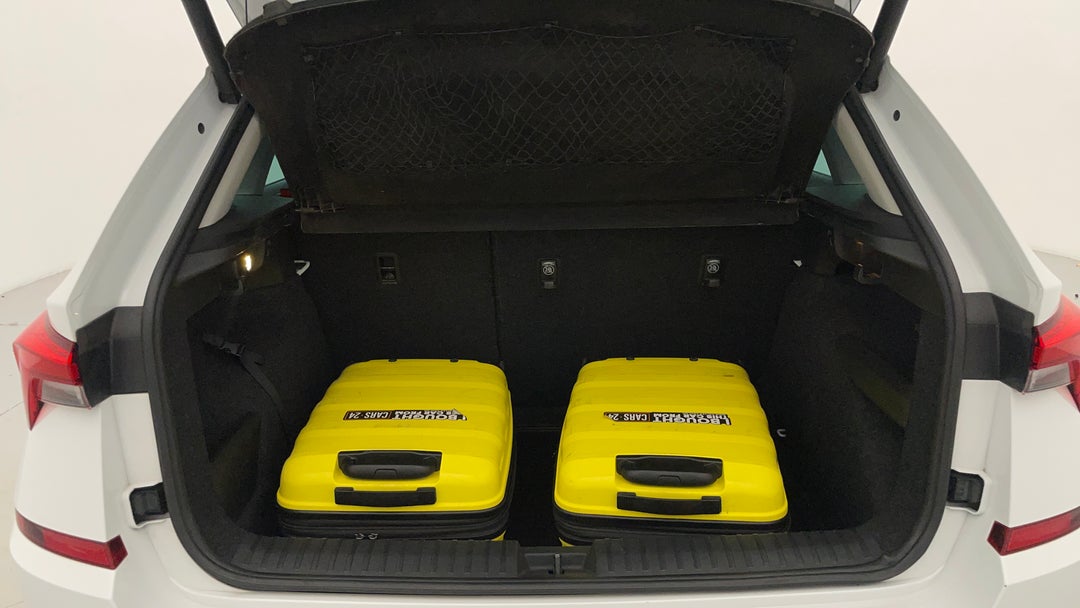 Boot Inside View with Luggage