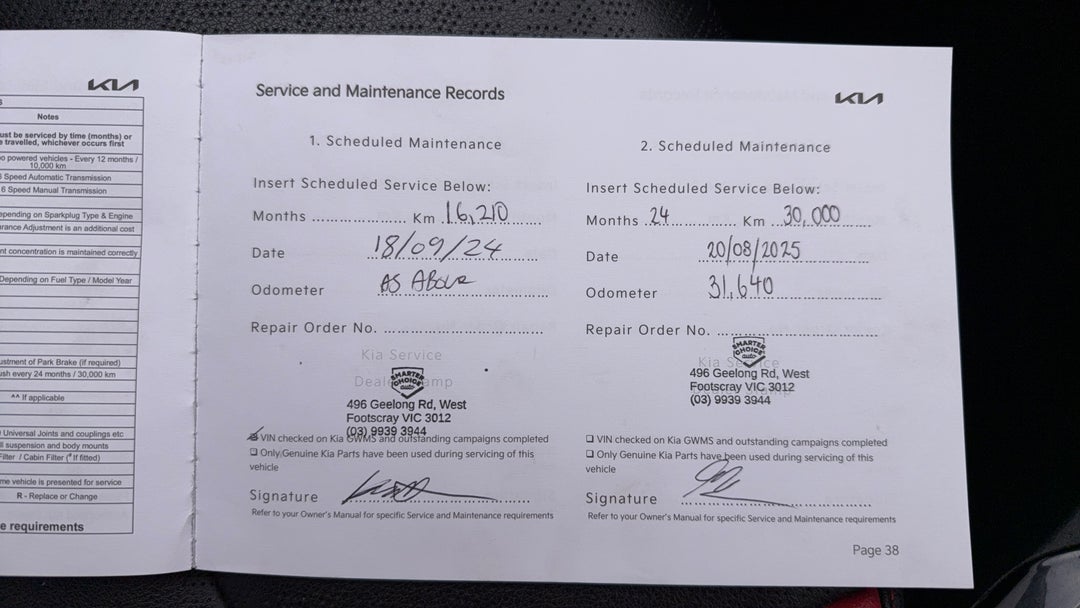 2023 Kia Picanto Gt-line (pe), Automatic, 40380 km, Service History