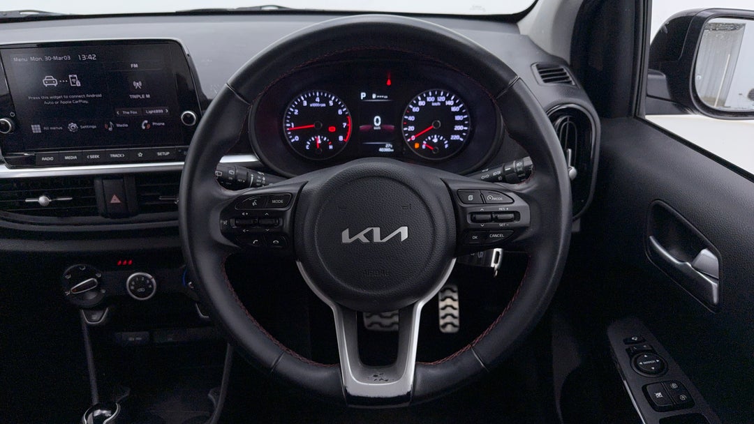 2023 Kia Picanto Gt-line (pe), Automatic, 40380 km, Steering Wheel Close-up