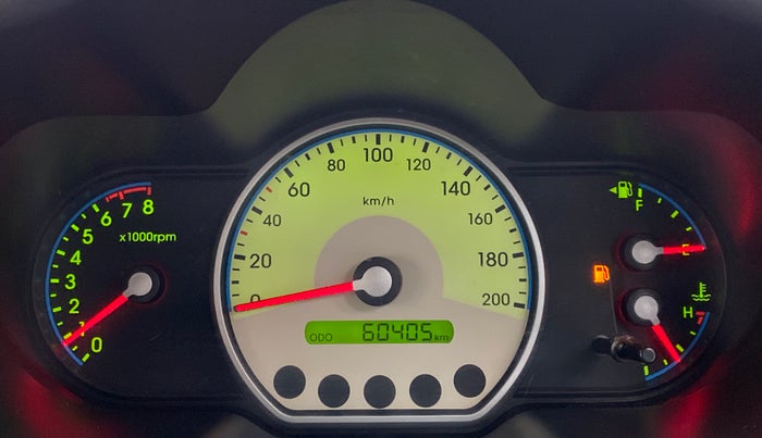 2010 Hyundai i10 SPORTZ 1.2, Petrol, Manual, 60,491 km, Odometer Image