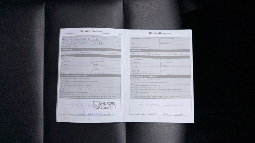 2022 Ford Ranger Wildtrak 3.0 (4x4), Automatic, 67635 km, Service History