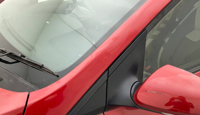 2014 Hyundai Xcent S 1.2, Petrol, Manual, 24,478 km, Left A pillar - Minor scratches