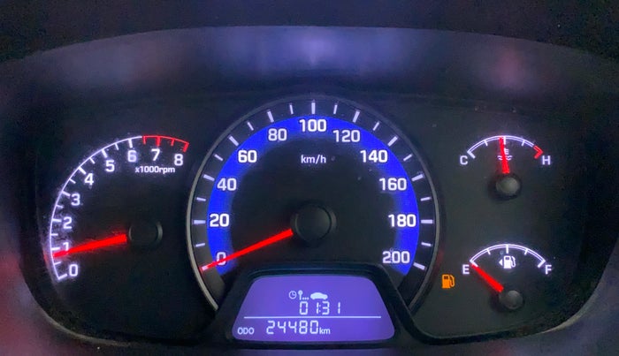 2014 Hyundai Xcent S 1.2, Petrol, Manual, 24,478 km, Odometer Image