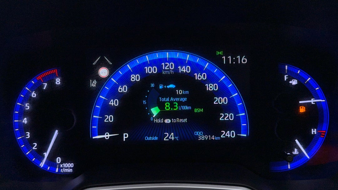 2020 Toyota Corolla Zr, Automatic, 38914 km, Odometer View