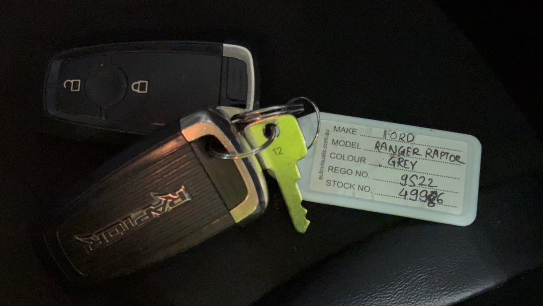 2020 Ford Ranger Raptor 2.0 (4x4), Automatic, 92455 km, Key Close-up