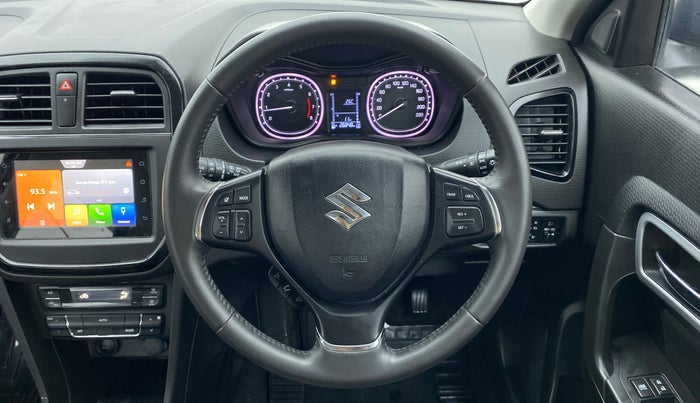 2021 Maruti Vitara Brezza ZXI +, Petrol, Manual, 26,848 km, Steering Wheel Close Up