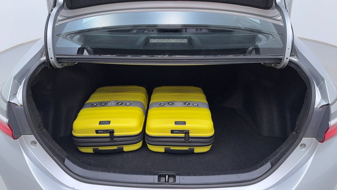 Boot Inside View with Luggage