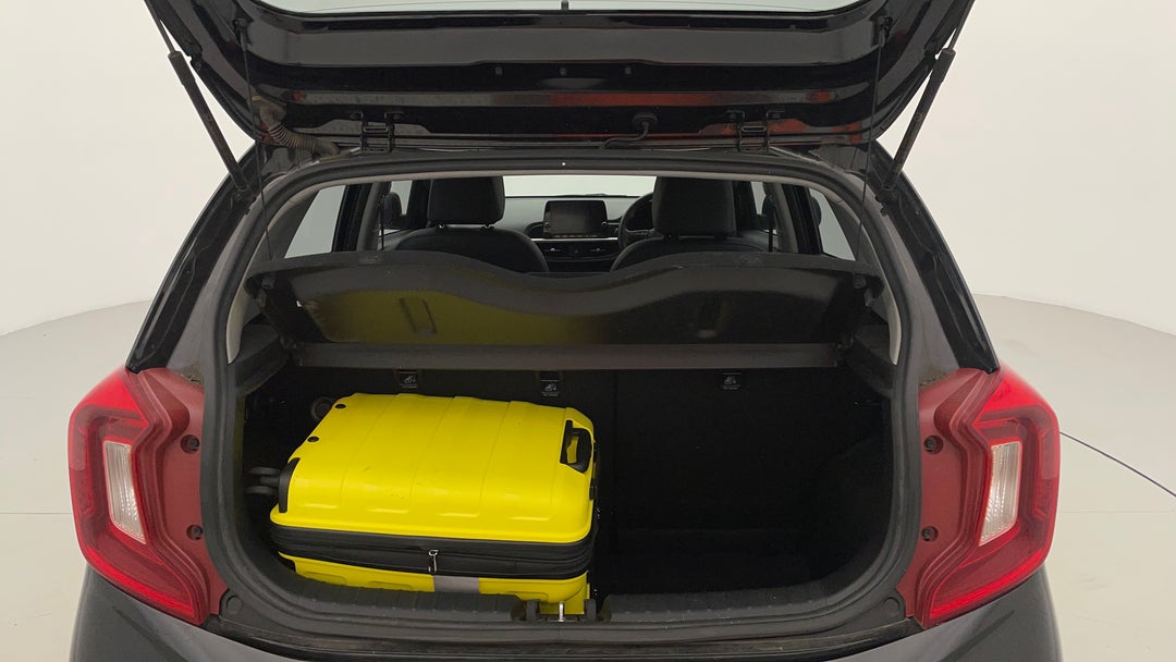 Boot Inside View with Luggage