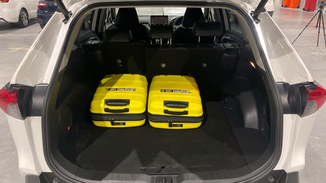 2019 Toyota RAV4 Cruiser (AWD) Hybrid, Automatic, 39377 km, Boot Inside View with Luggage