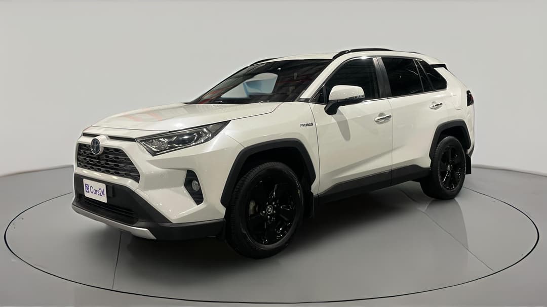 2019 Toyota RAV4 Cruiser (AWD) Hybrid, Automatic, 39377 km, Left Front Diagonal (45- Degree) View