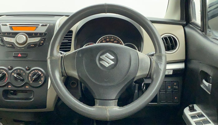 2013 Maruti Wagon R 1.0 VXI, Petrol, Manual, 33,996 km, Steering Wheel Close Up