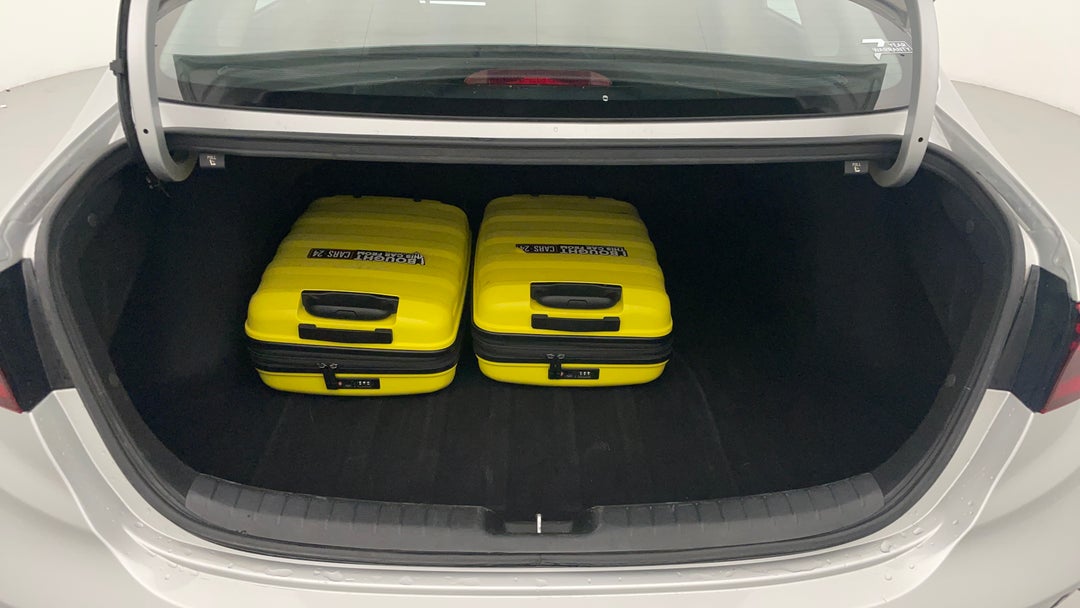 Boot Inside View with Luggage