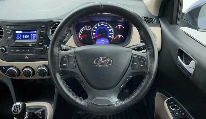 2016 Hyundai Grand i10 SPORTZ 1.2 KAPPA VTVT, Petrol, Manual, 24,521 km, Steering Wheel Close Up