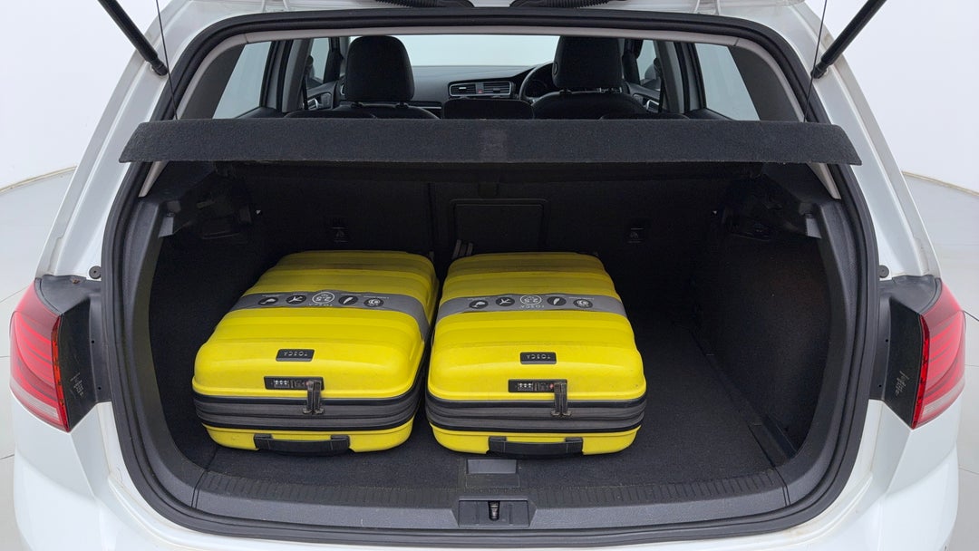 Boot Inside View with Luggage