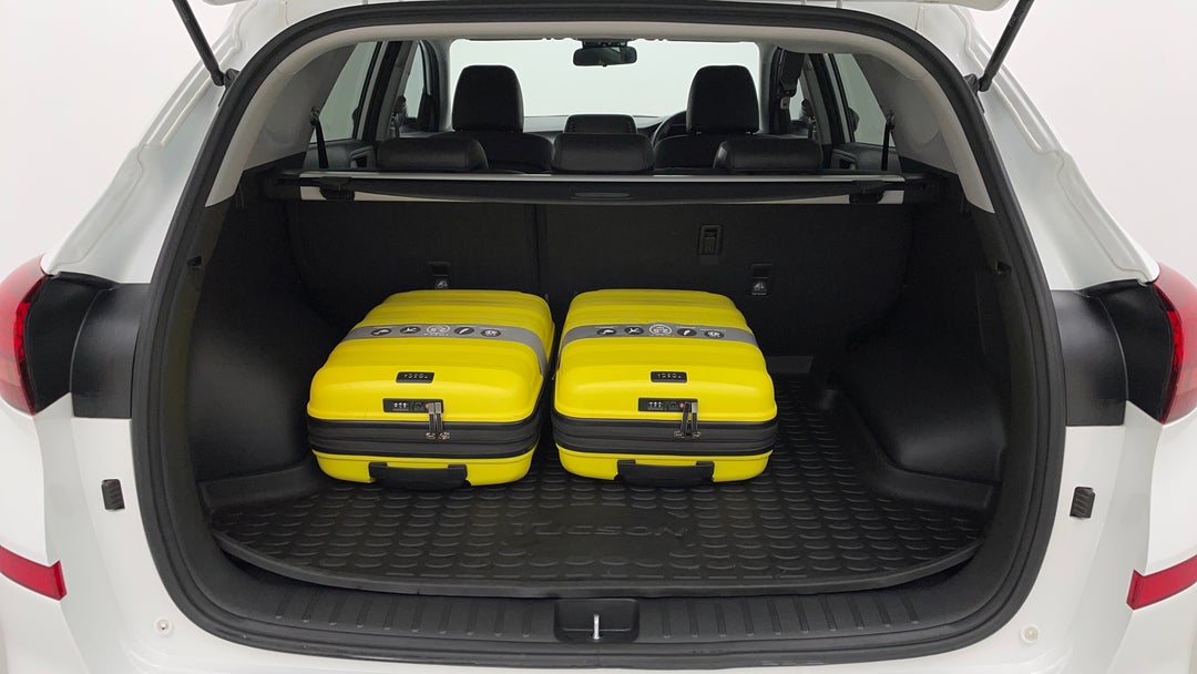 Boot Inside View with Luggage