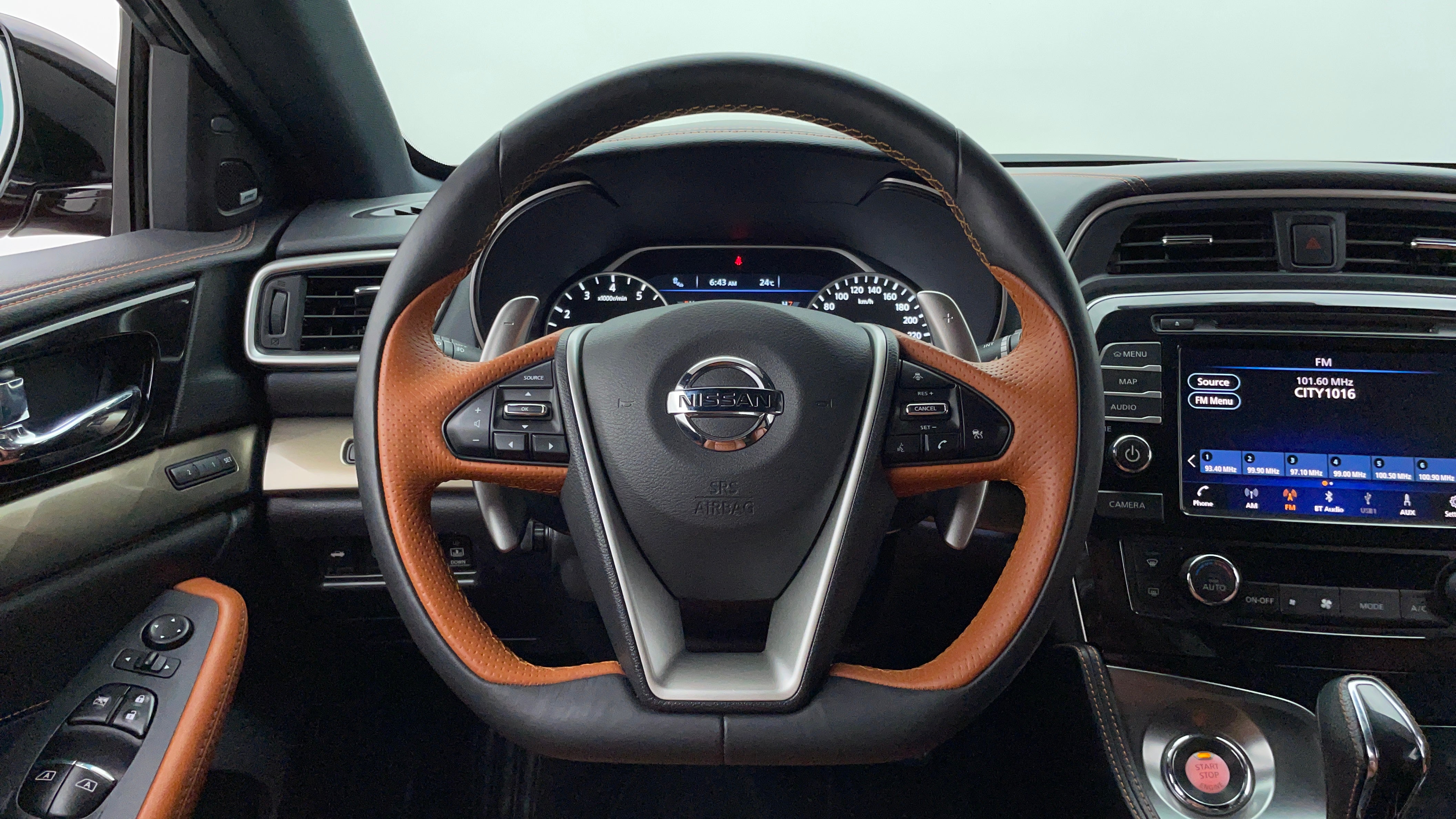 Nissan Maxima-Steering Wheel Close-up